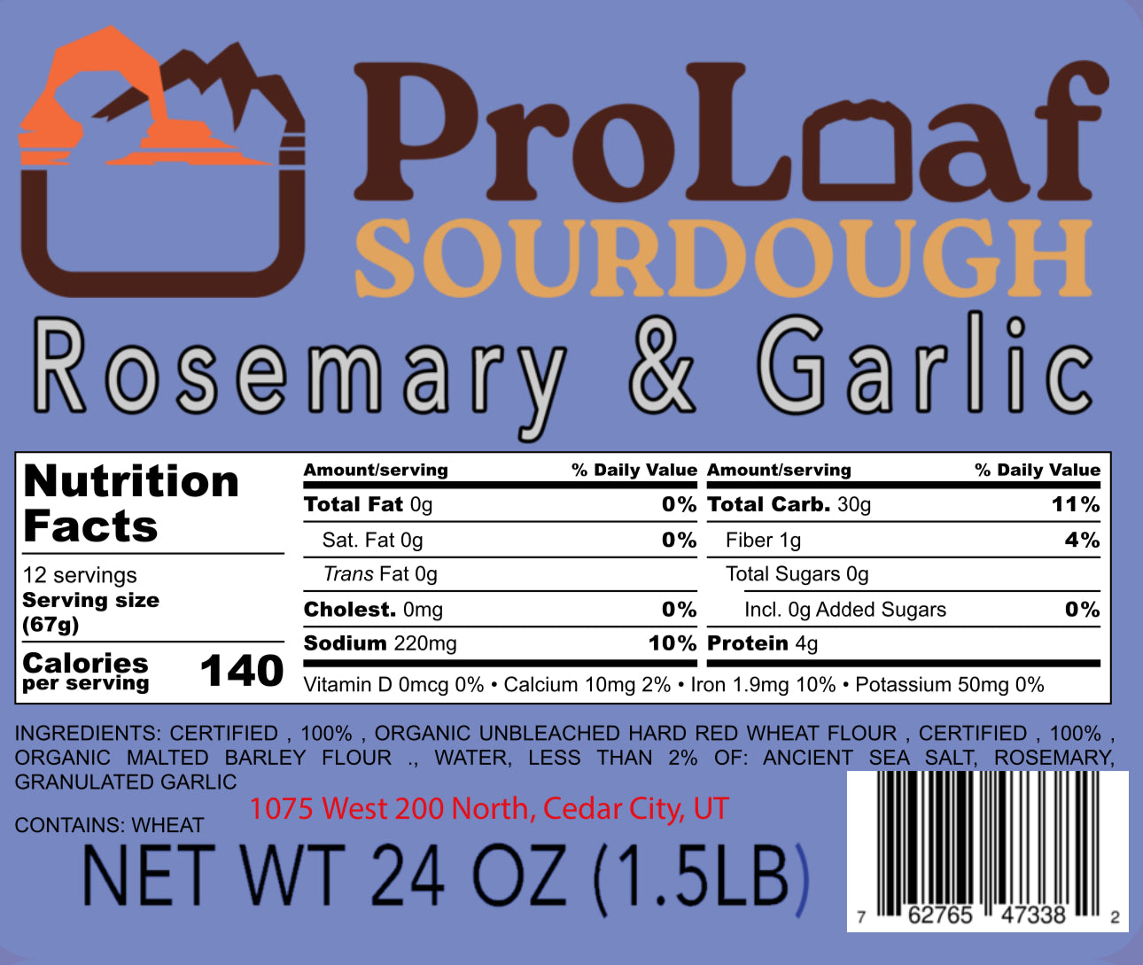 Proloaf Organic Sourdough