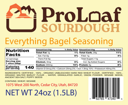 Proloaf Everything Bagel Sourdough