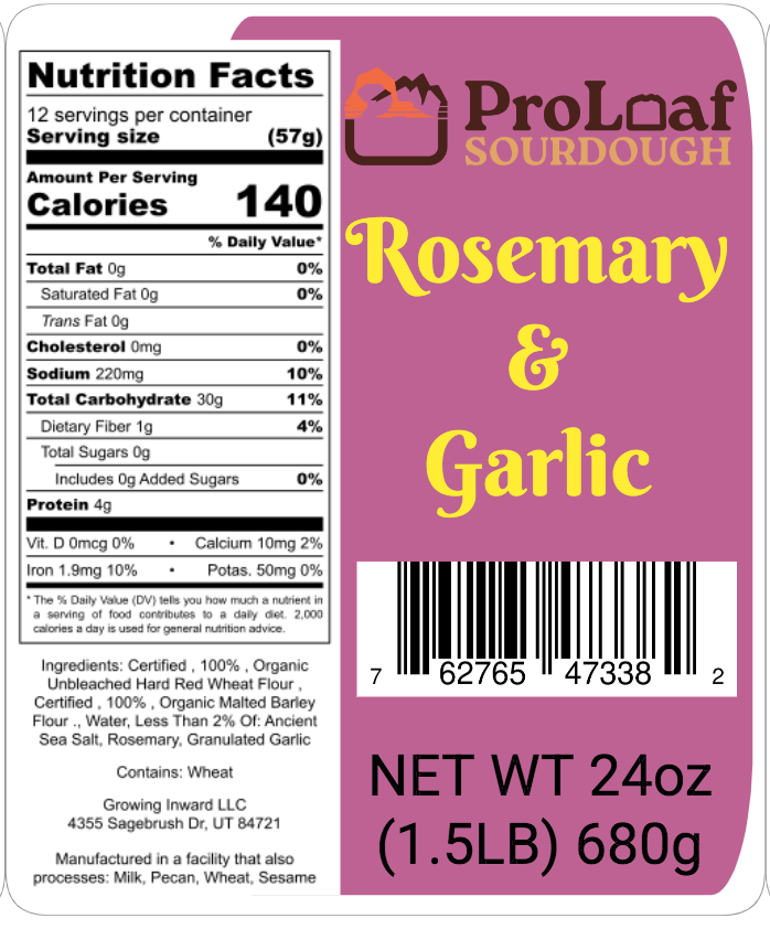 Proloaf Organic Sourdough