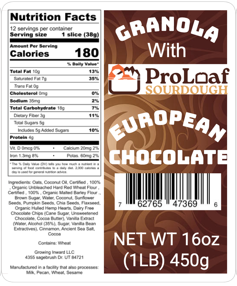 Proloaf European Chocolate Sourdough (2 Pack)