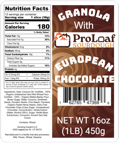 Proloaf European Chocolate Sourdough (2 Pack)